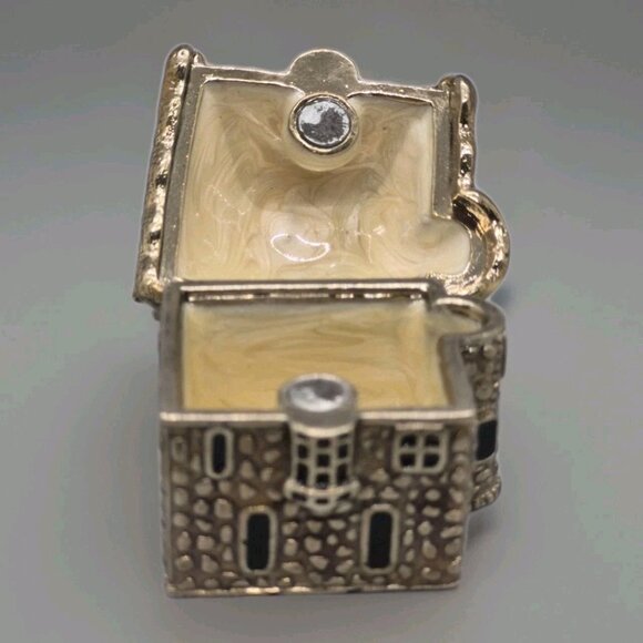 STUNNING MONET 2008 Miniature Porcelain Hinged  Church Keepsake Box - Picture 5 of 6